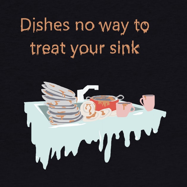 Minimalistic dishes pun by Mushcan